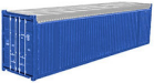 Открит отгоре 40 футов контейнер